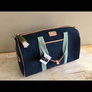 adrienne vittadini canvas duffle